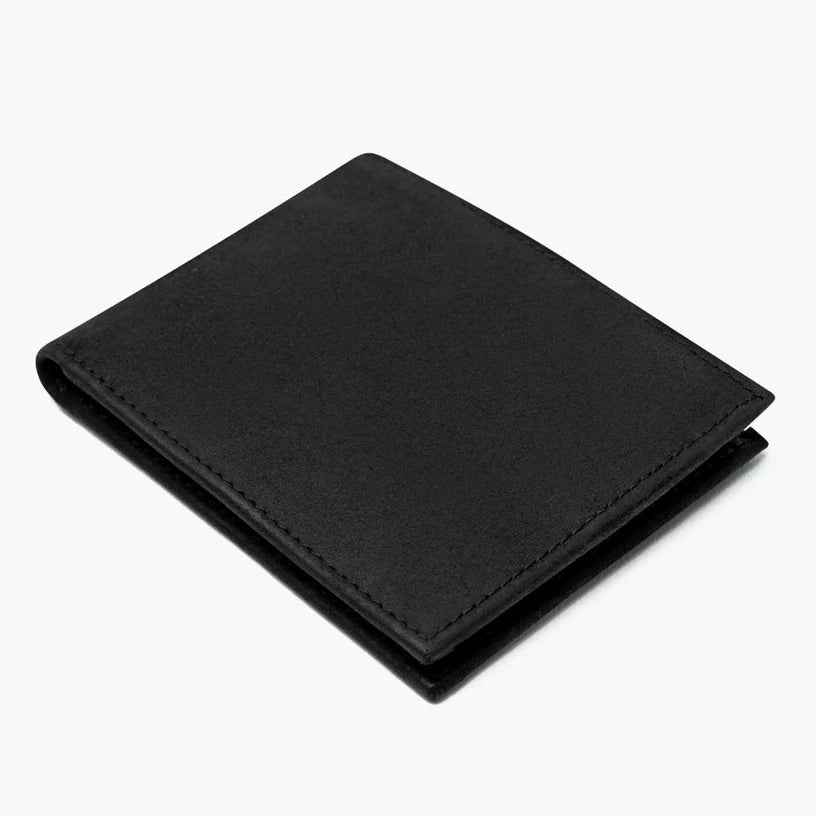 Praestans Vault | Bifold Leather Wallet – Black