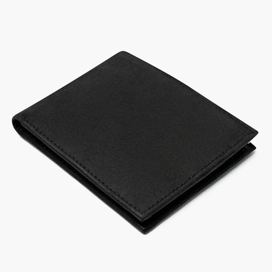Praestans Vault | Bifold Leather Wallet – Black