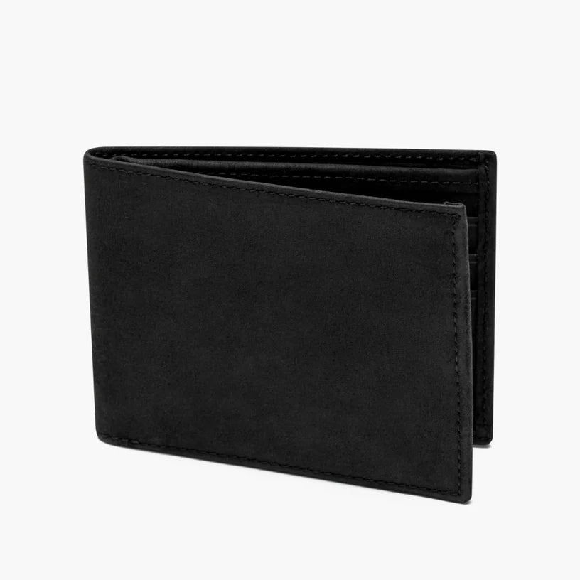 Praestans Vault | Bifold Leather Wallet – Black
