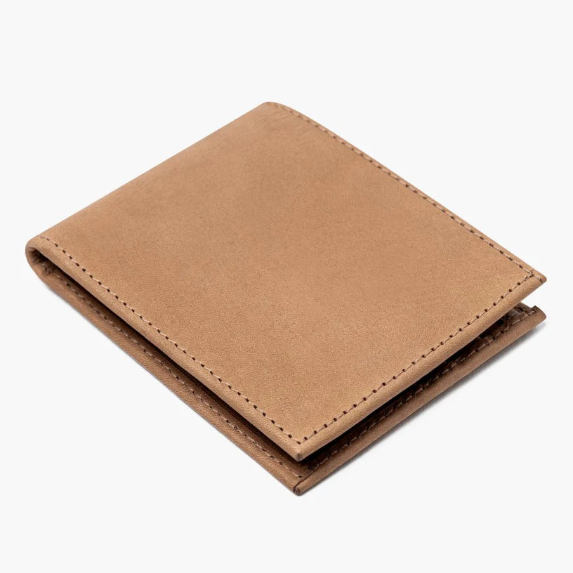 Natural Bifold Leather Wallet