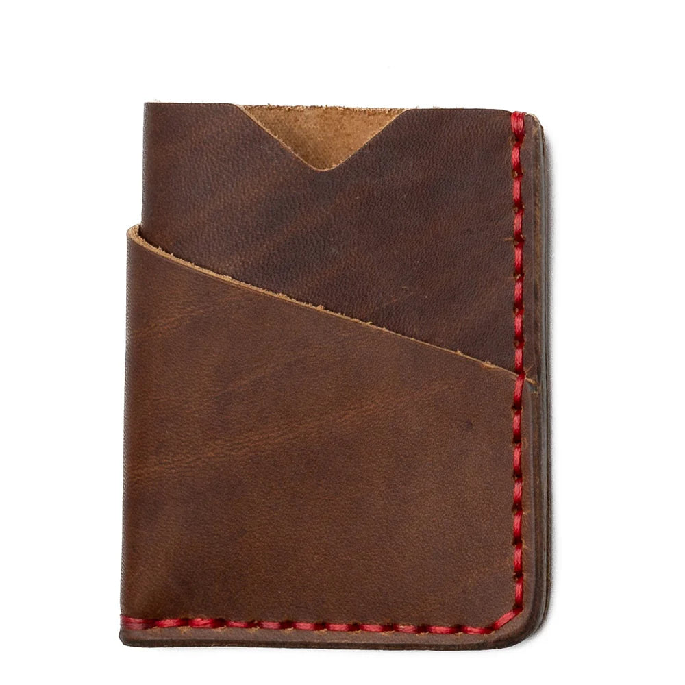 Brown Front Pocket Leather Wallet