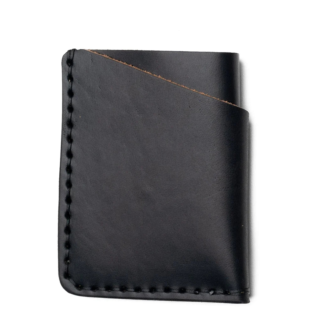 Praestans Vault | Front Pocket Leather Wallet – Black