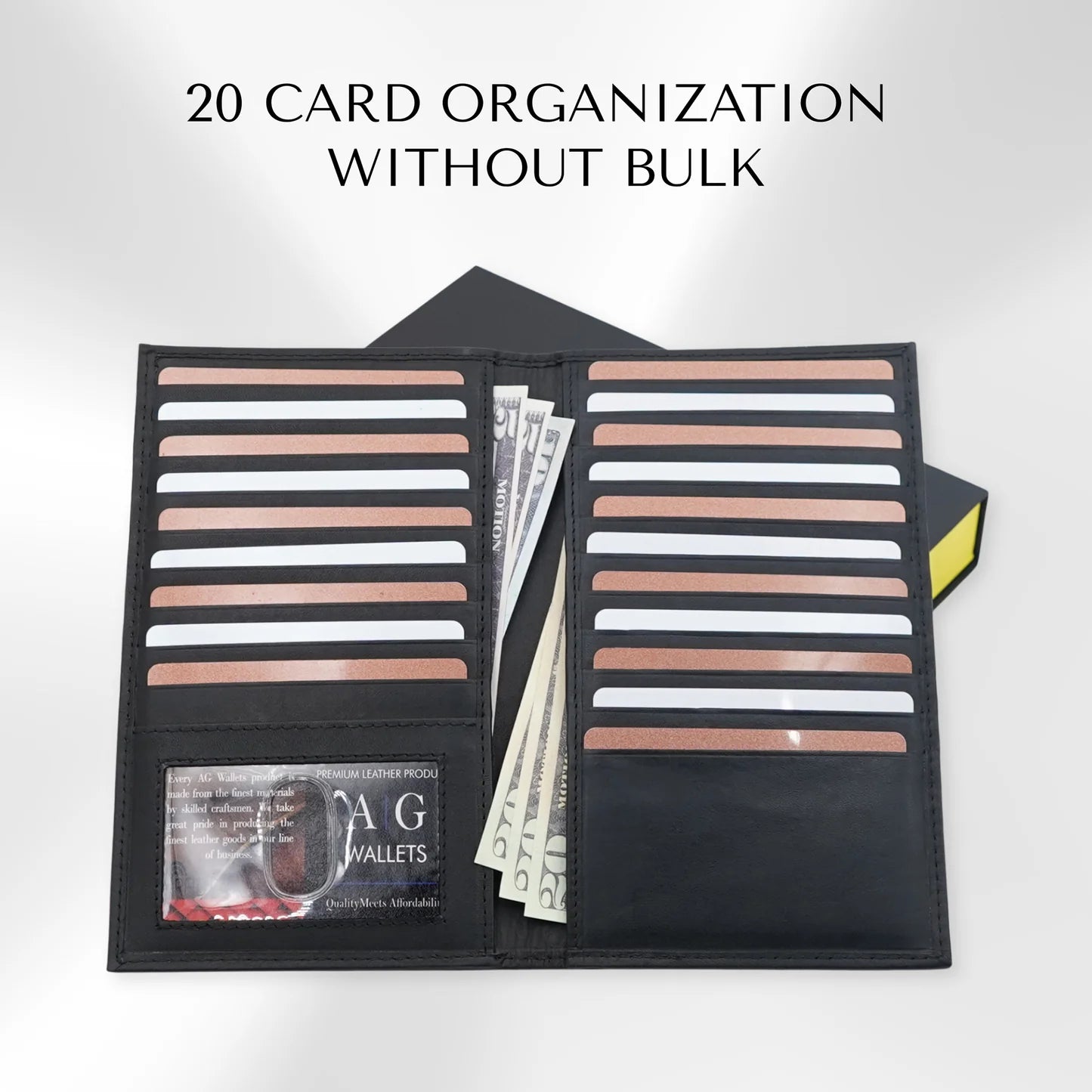 Praestans Vault | Long Leather Wallet – RFID