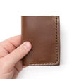 Praestans Vault Natural Full grain Trifold Leather Wallet