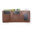 Praestans Vault Natural Full grain Trifold Leather Wallet