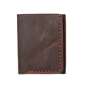 Brown Trifold Leather Wallet
