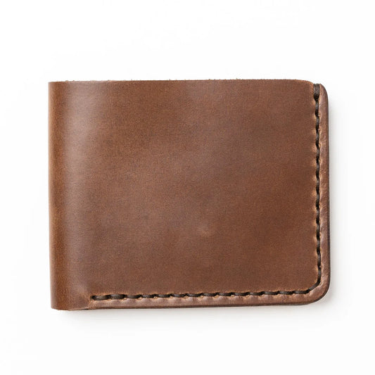 Praestans Vault Natural Full Grain Bifold Leather Wallet