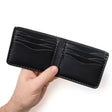 Black Bifold Leather Wallet