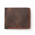 Praestans Vault Bifold Leather Wallet – Brown