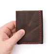 Praestans Vault | Trifold Leather Wallet – Brown