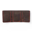Praestans Vault | Trifold Leather Wallet – Brown