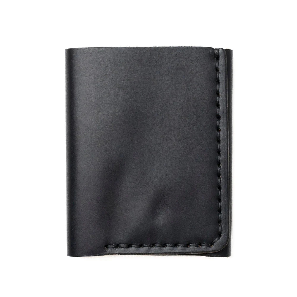 Black Trifold Leather Wallet