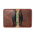 Praestans Vault Leather 5 Card Wallet – Brown